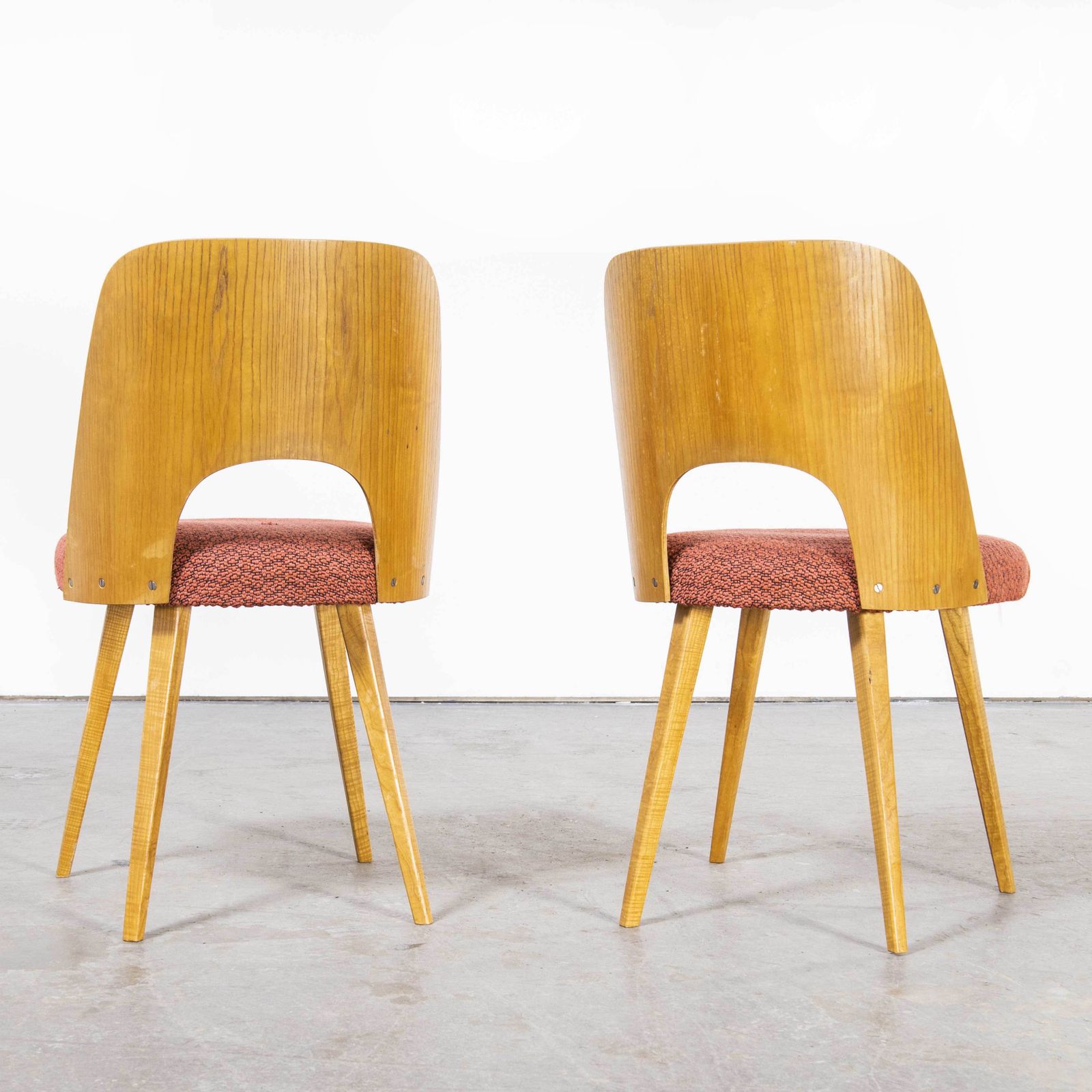 1950’s Pair Of Upholstered Side Chairs – Oswald Haerdtl Model 515 photo Furniture