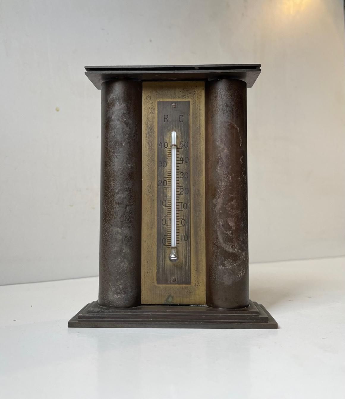 Art Deco Money Bank & Thermometer By Danish Architect Carl Einar Glahn 1884 1971 photo furniture