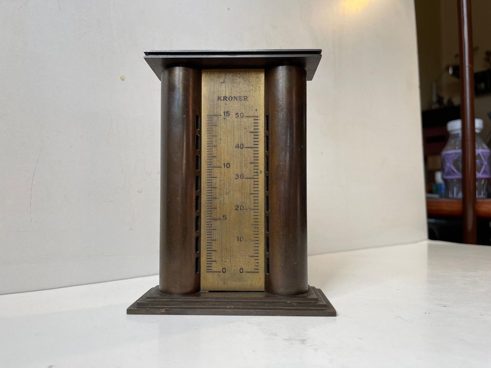 Art Deco Money Bank & Thermometer By Danish Architect Carl Einar Glahn 1884 1971 photo 488.0