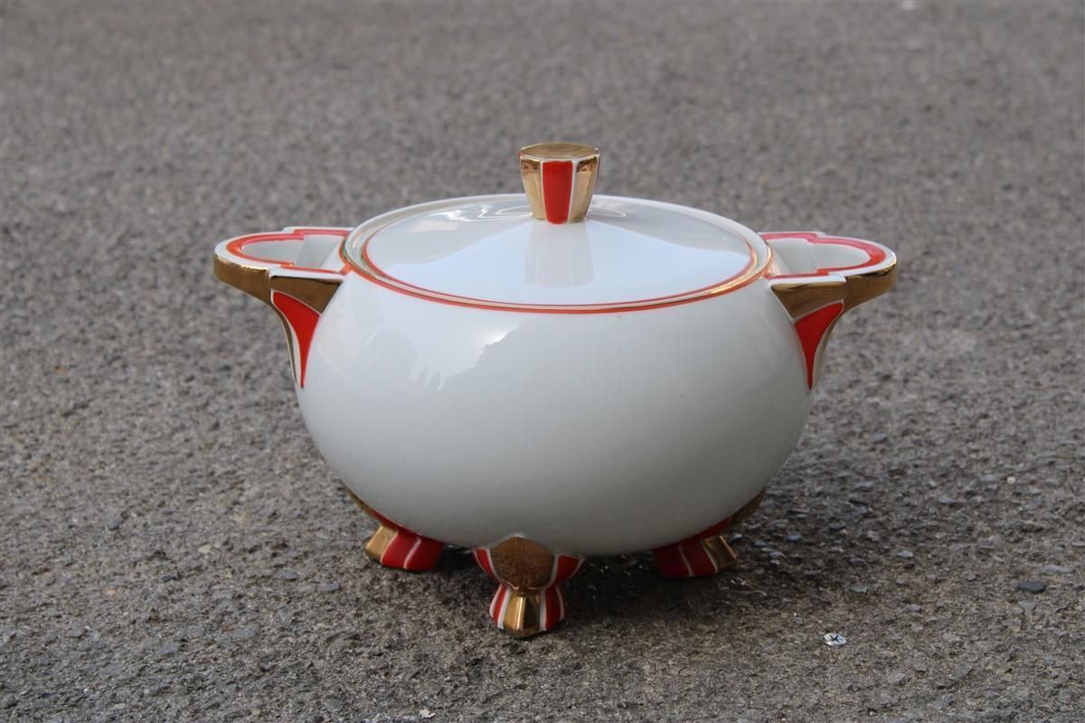 Porcelain Tureen Laveno Verbano Guido Andloviz, 1940 photo furniture