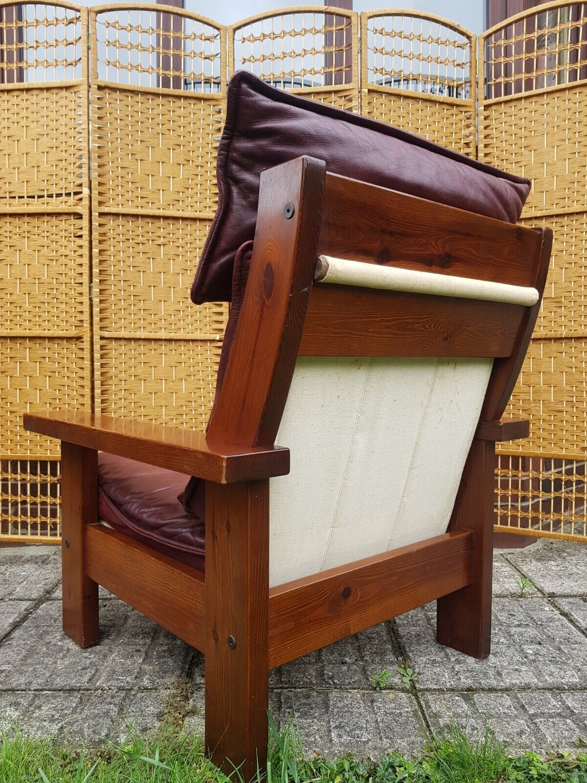 Very Rare Lounge Chair By Hämeen Kalustaja Finland 1970s Scandanavian Kukappuro photo vintage