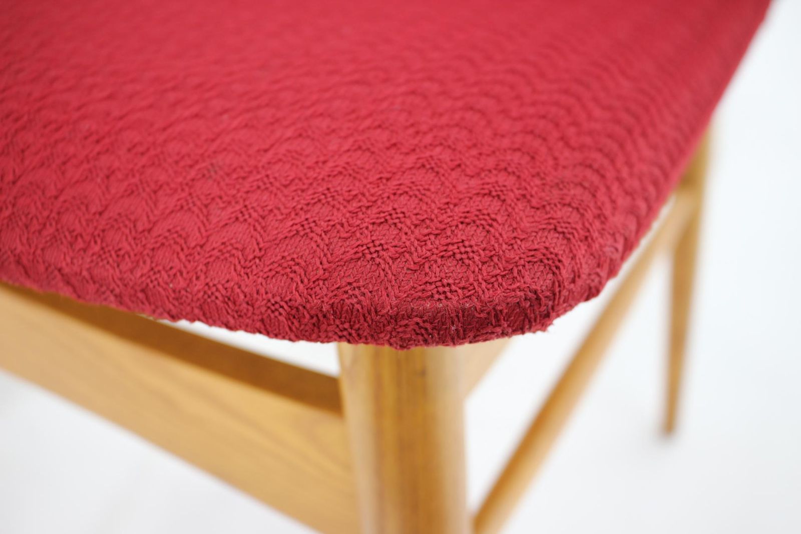 photo buy 1960s Set Of Four Elm Dining Chairs,Czechoslovakia