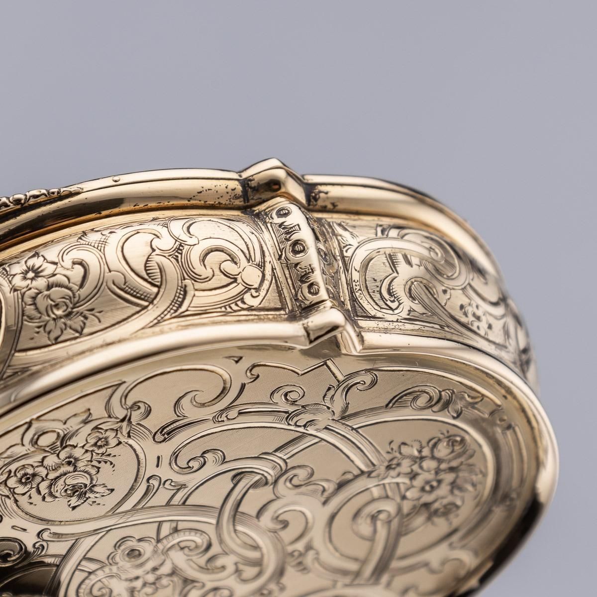 photo buy 19th Century French 18k Gold Royal Presentation Snuff Box, C.1850