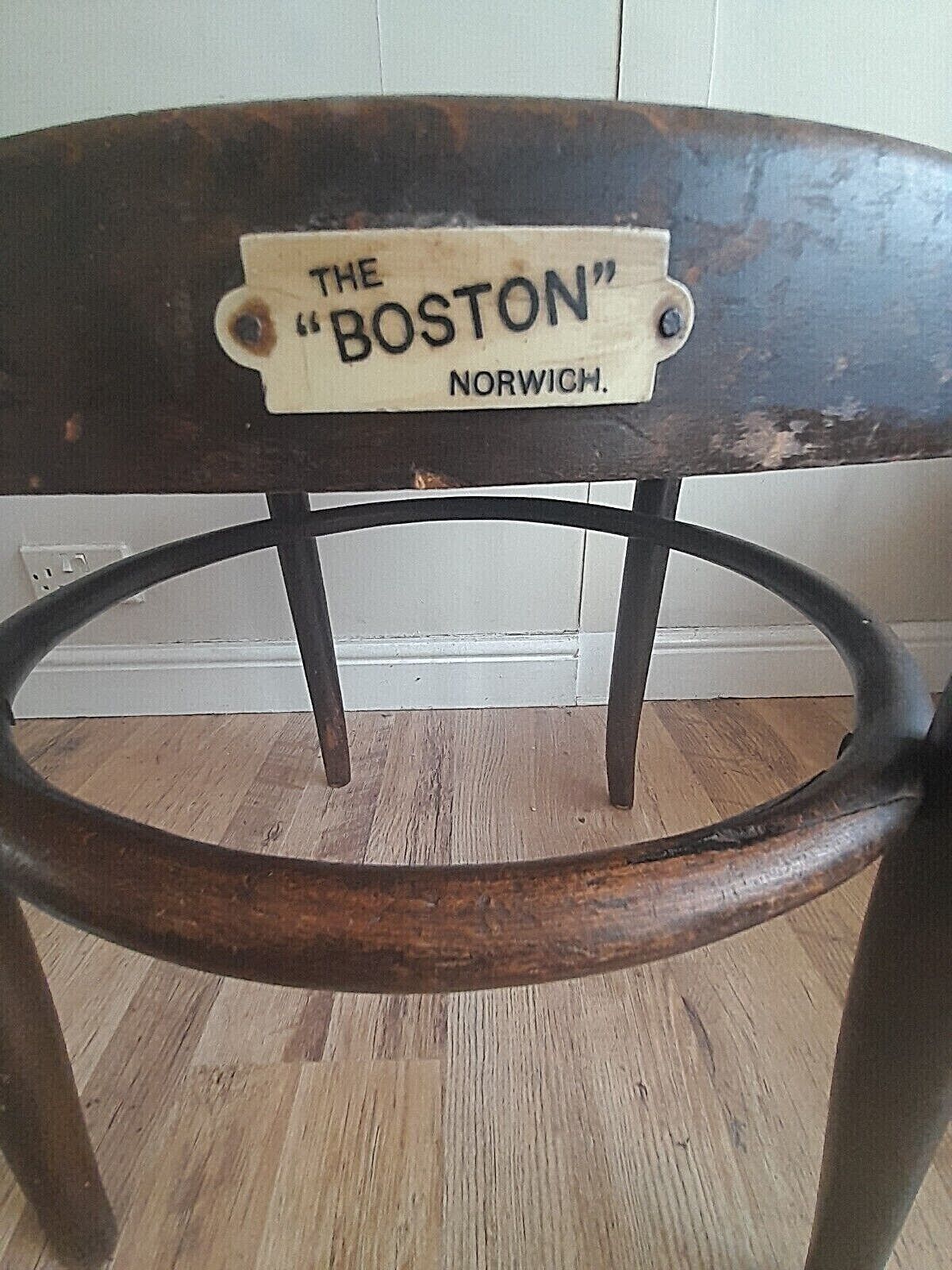 Original Mundus J&J Kohn Antique Bentwood Armchair photo vintage