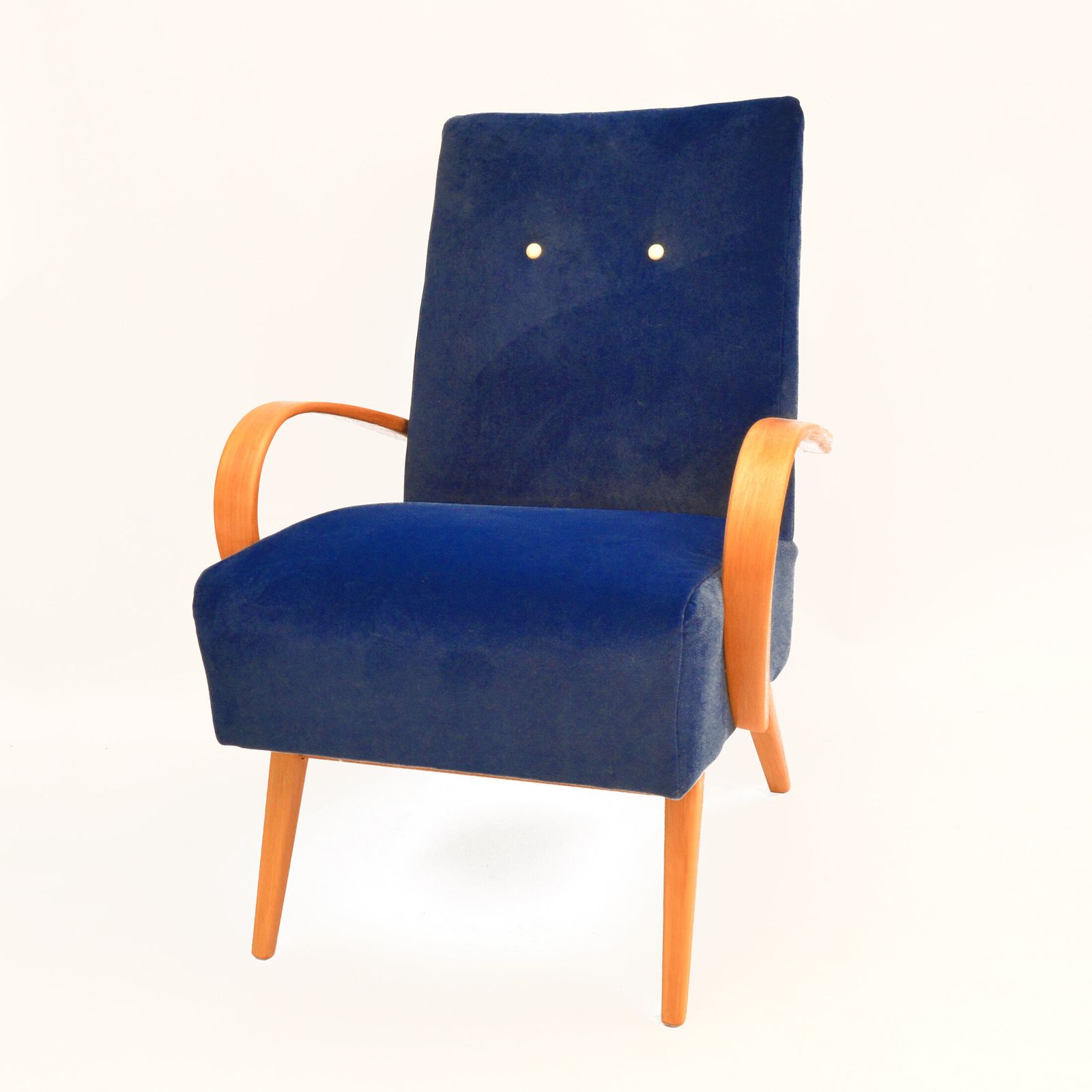 photo buy Pair Of Armchairs, Designed By J. Smídek Ton, Czechoslovakia, 1960s