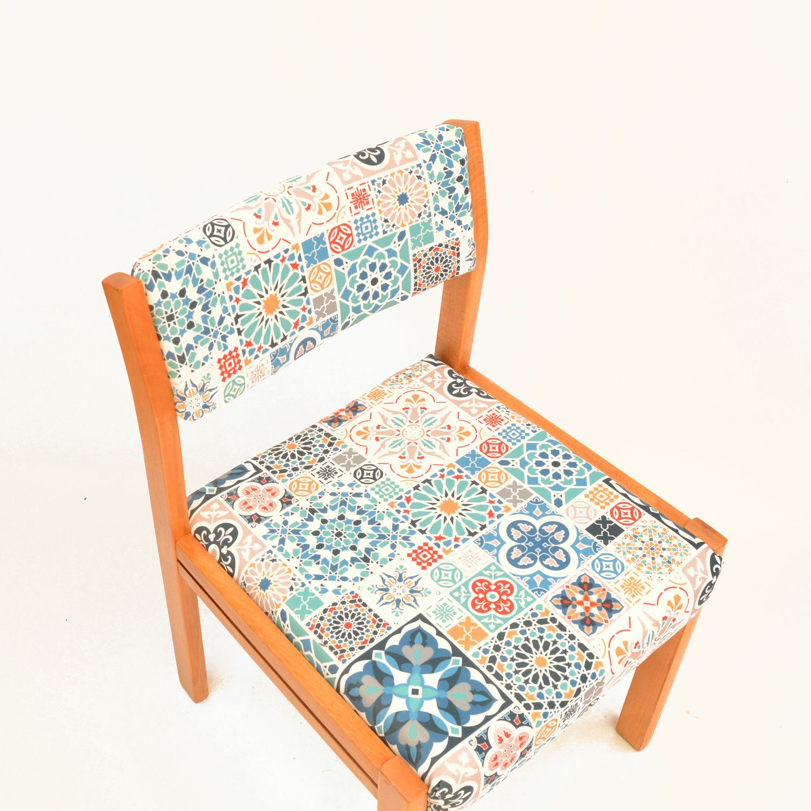 Furniture Modern And Ethnic Upholstered Chair From The 1980s, Wk Möbel Germany photo