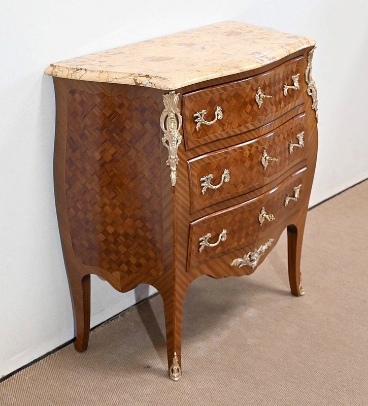 Small Mahogany Chest Of Drawers, Louis XV Style   Early 20th Century photo furniture