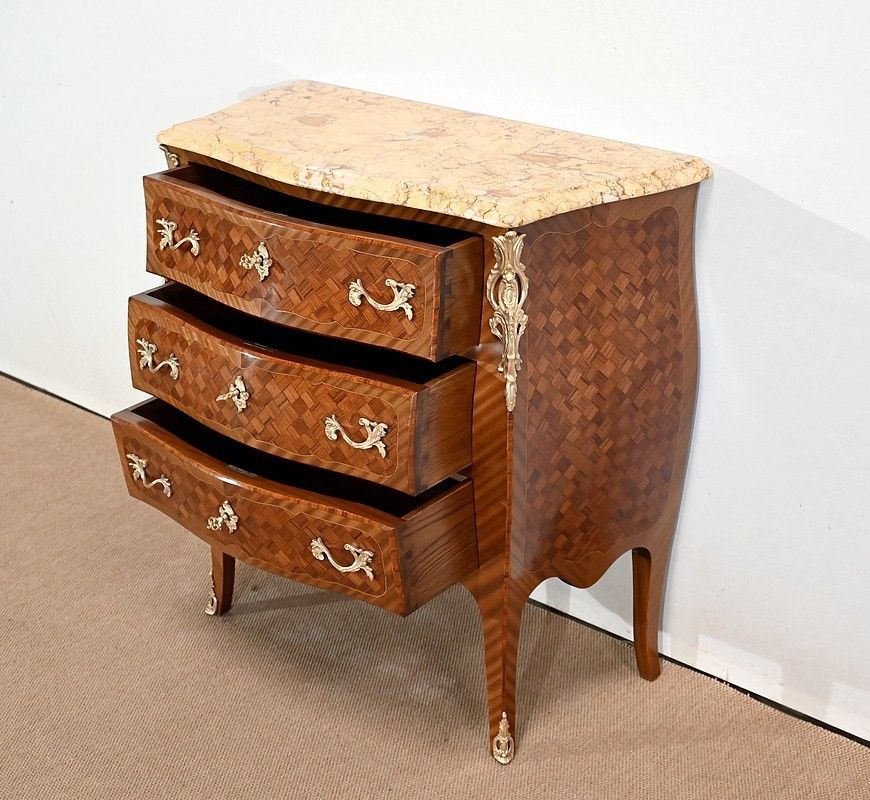 Small Mahogany Chest Of Drawers, Louis XV Style   Early 20th Century photo Furniture