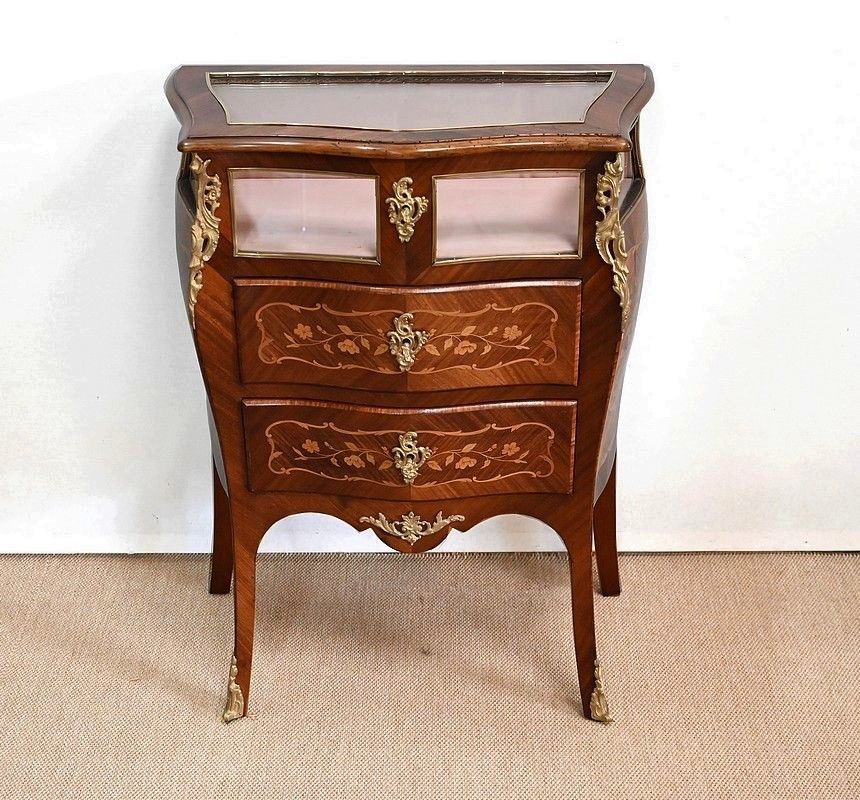 Small Chest Of Drawers In Mahogany, Louis XV Style   Late 19th Century