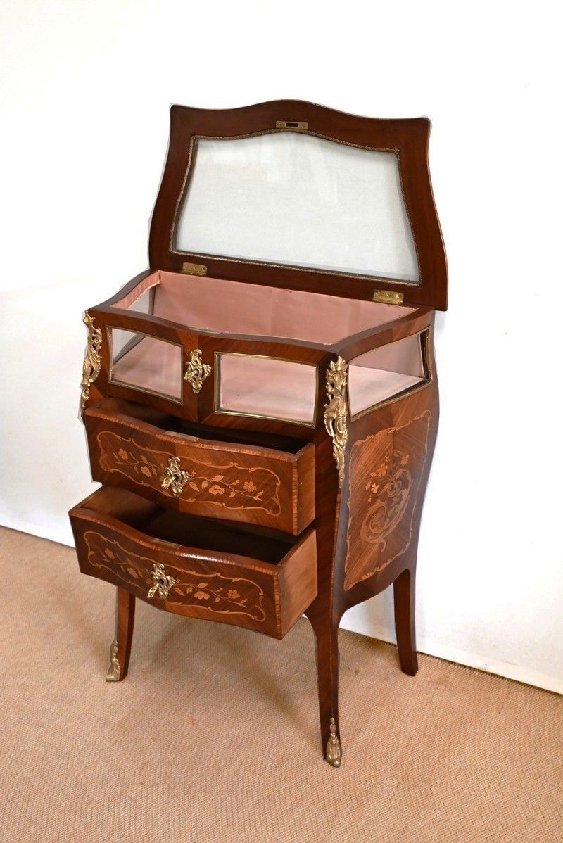 Small Chest Of Drawers In Mahogany, Louis XV Style   Late 19th Century photo Furniture