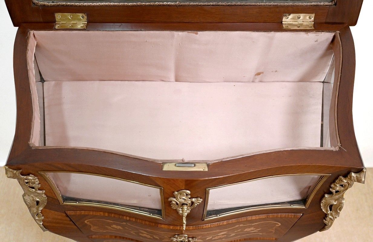 Small Chest Of Drawers In Mahogany, Louis XV Style   Late 19th Century photo vinterior