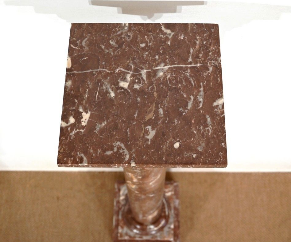 Marble Column, Late 19th Century photo Home Decor