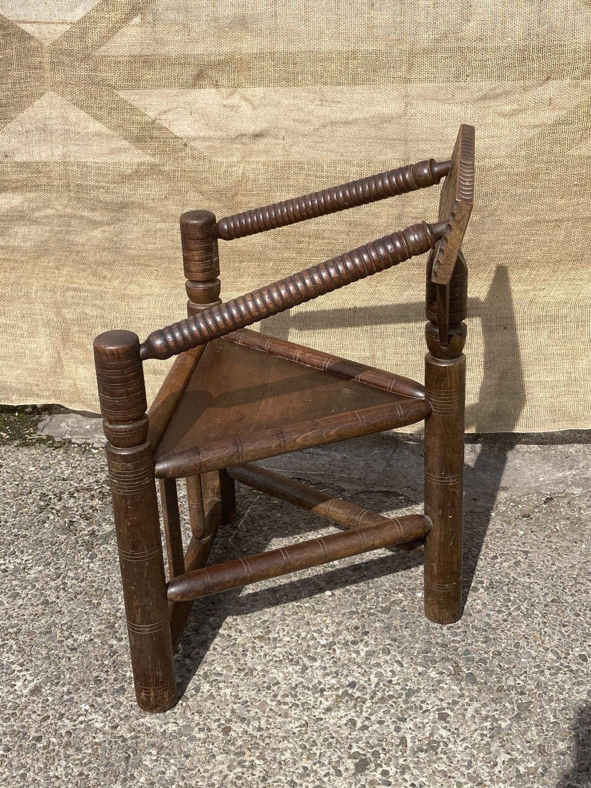 Victorian Oak Woodturners Chair photo 475.0