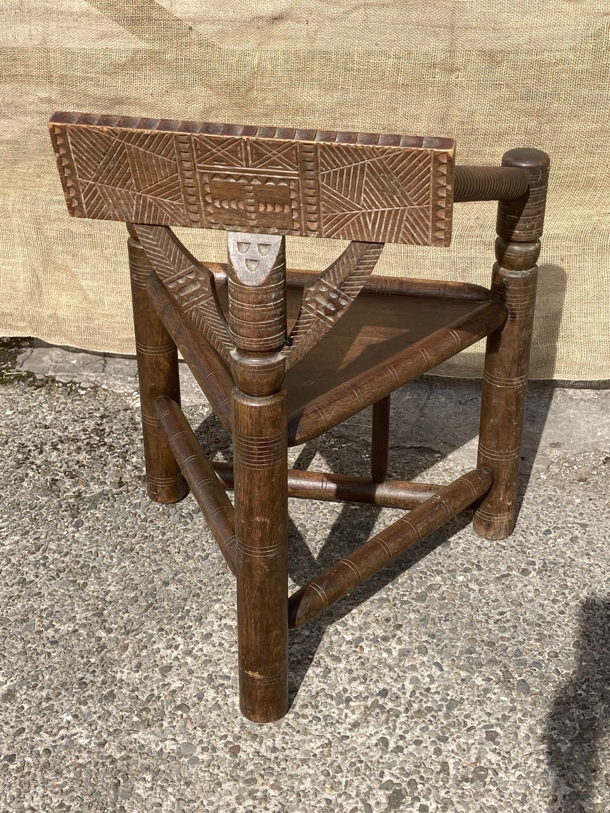 photo furniture Victorian Oak Woodturners Chair