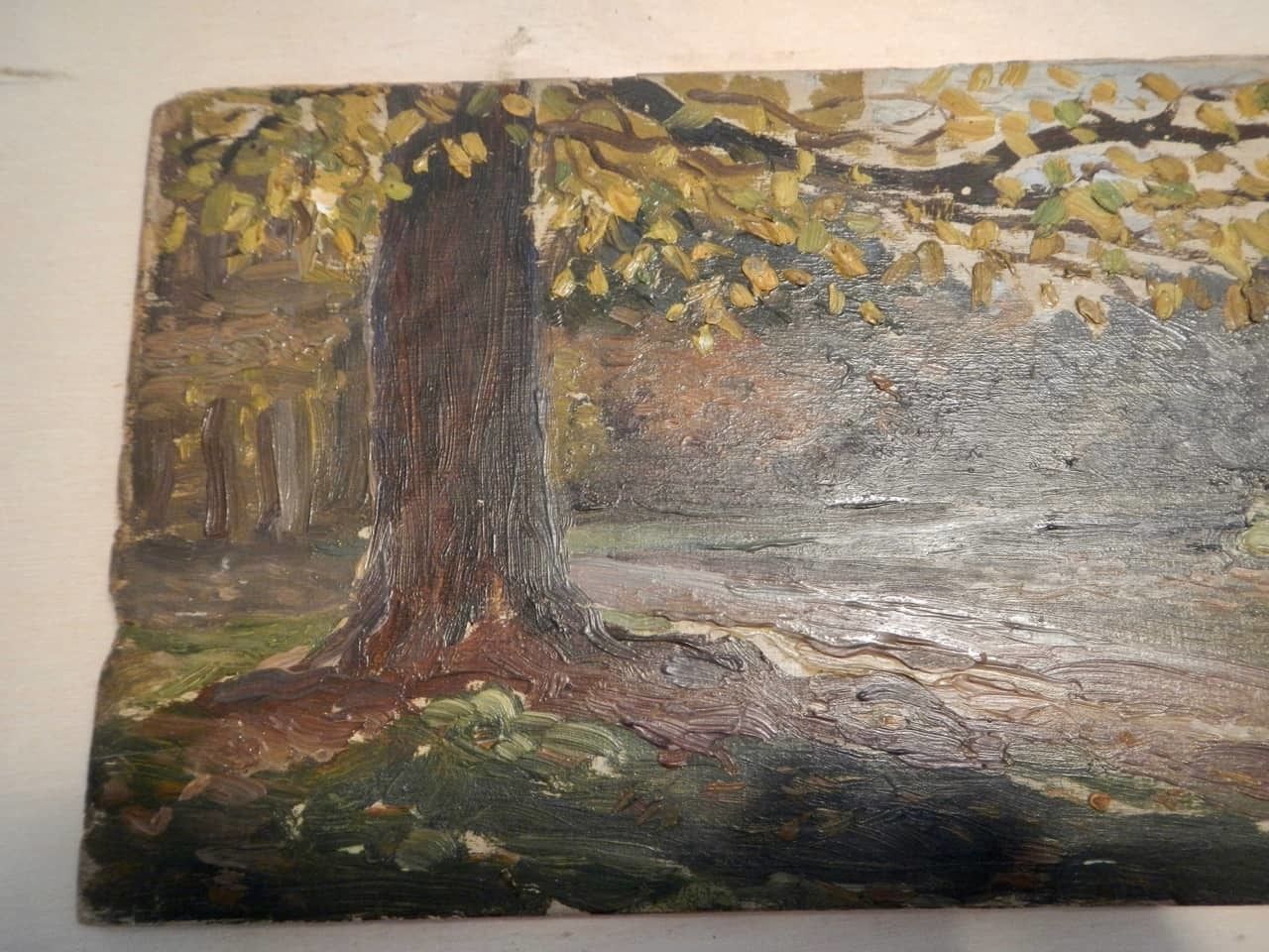 Oil Painting Des Champs "Wood" photo furniture