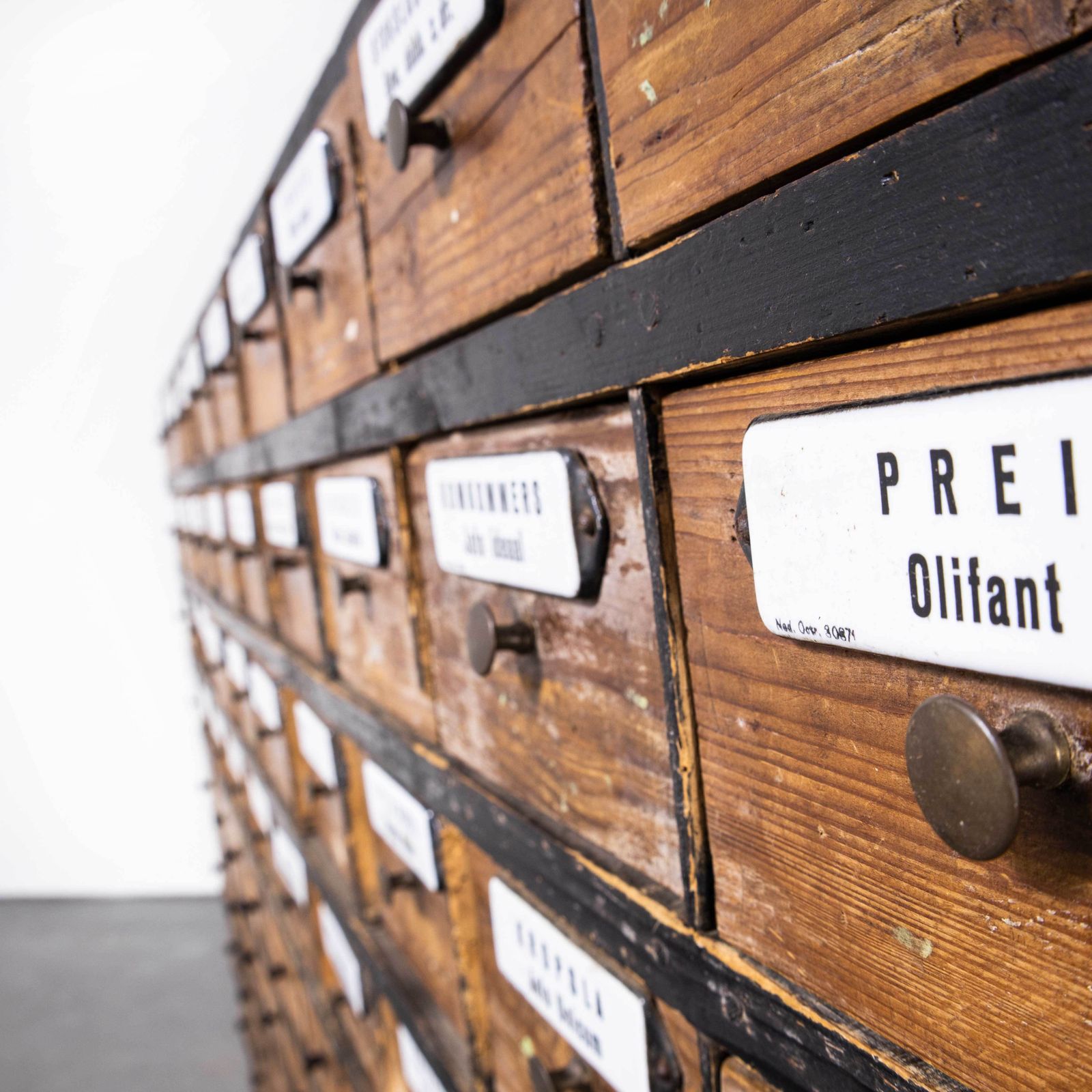 photo furniture 1950’s Very Large Dutch Seed Cabinet – One Hundred Drawers (1672)