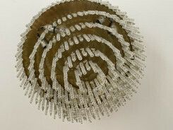 Brass And Crystal Chandelier, Mid 20th Century photo Lighting