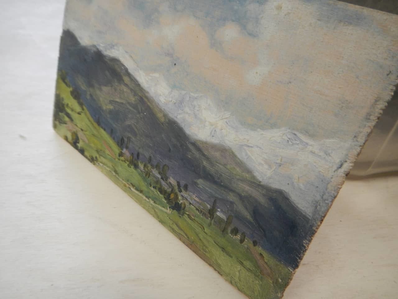photo for sale Oil Painting By Des Champs "Pirenes"