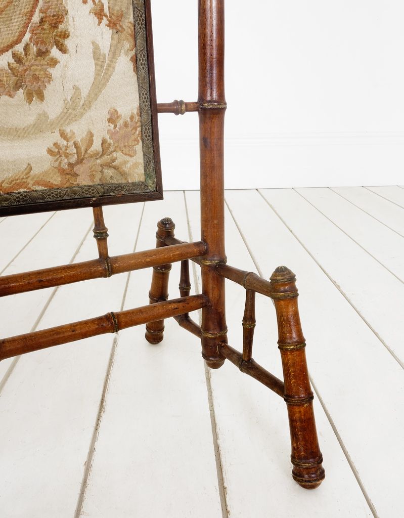 Faux Bamboo Fire Screen photo vinterior