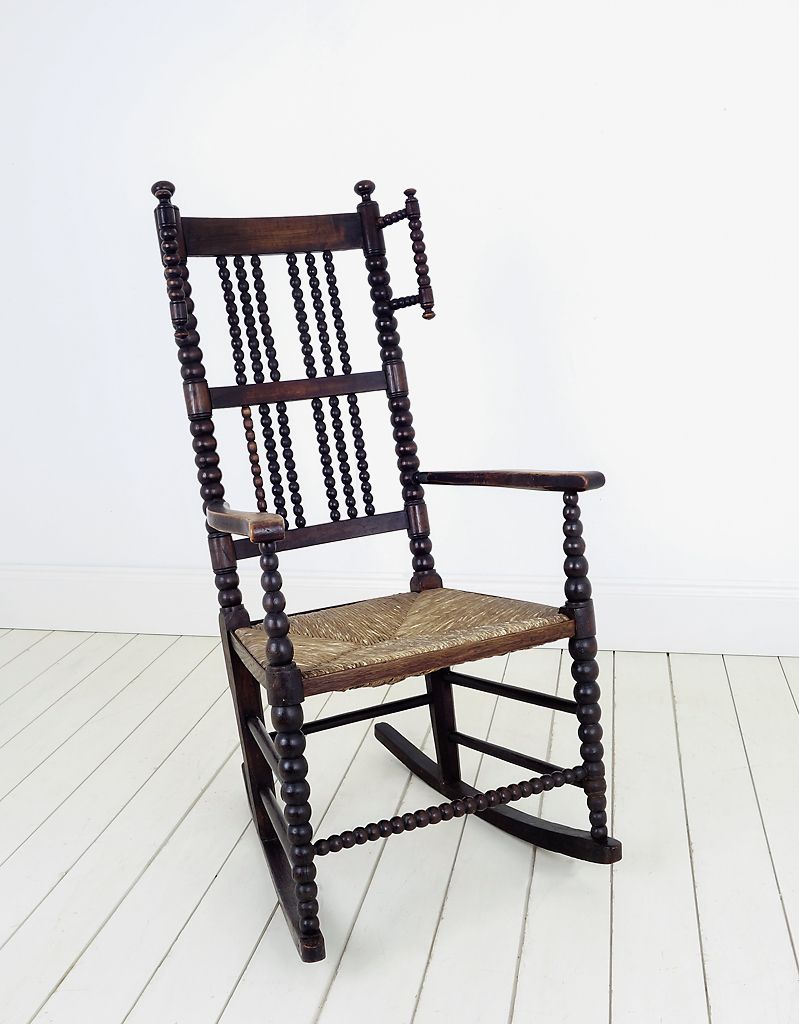 A Lancashire Bobbin Rocking Chair