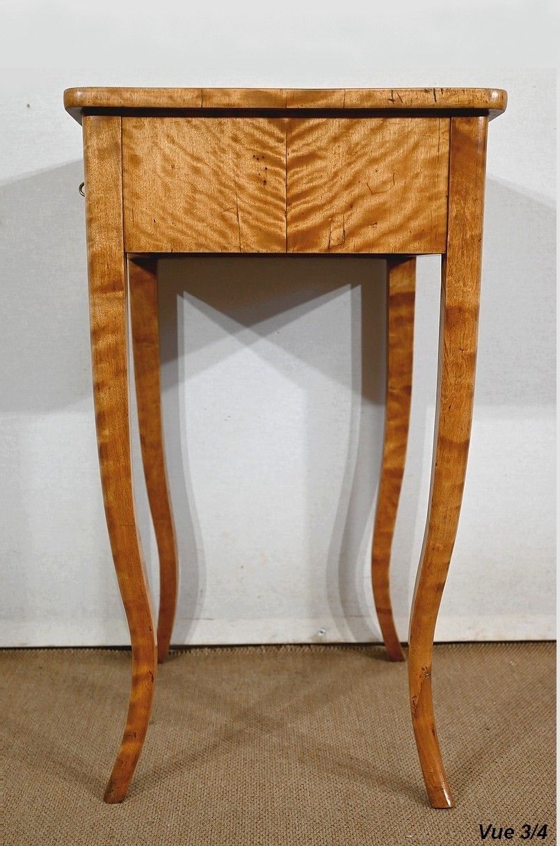 photo buy Small Worker In Light Ceylon Wood Louis XV Style  Mid 19th Century