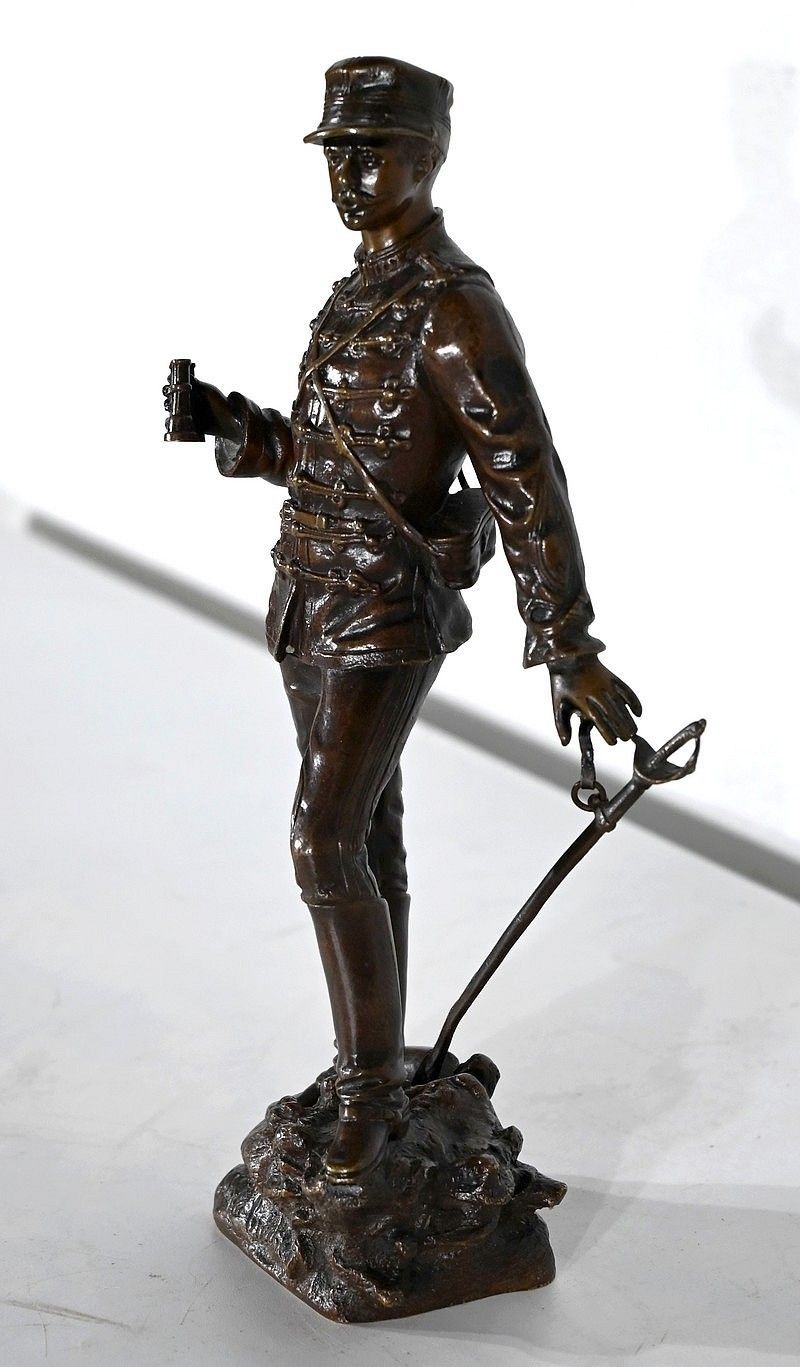 Bronze “Sur La Brèche”, By C. Anfrie – 2nd Half Of The 19th Century photo for sale