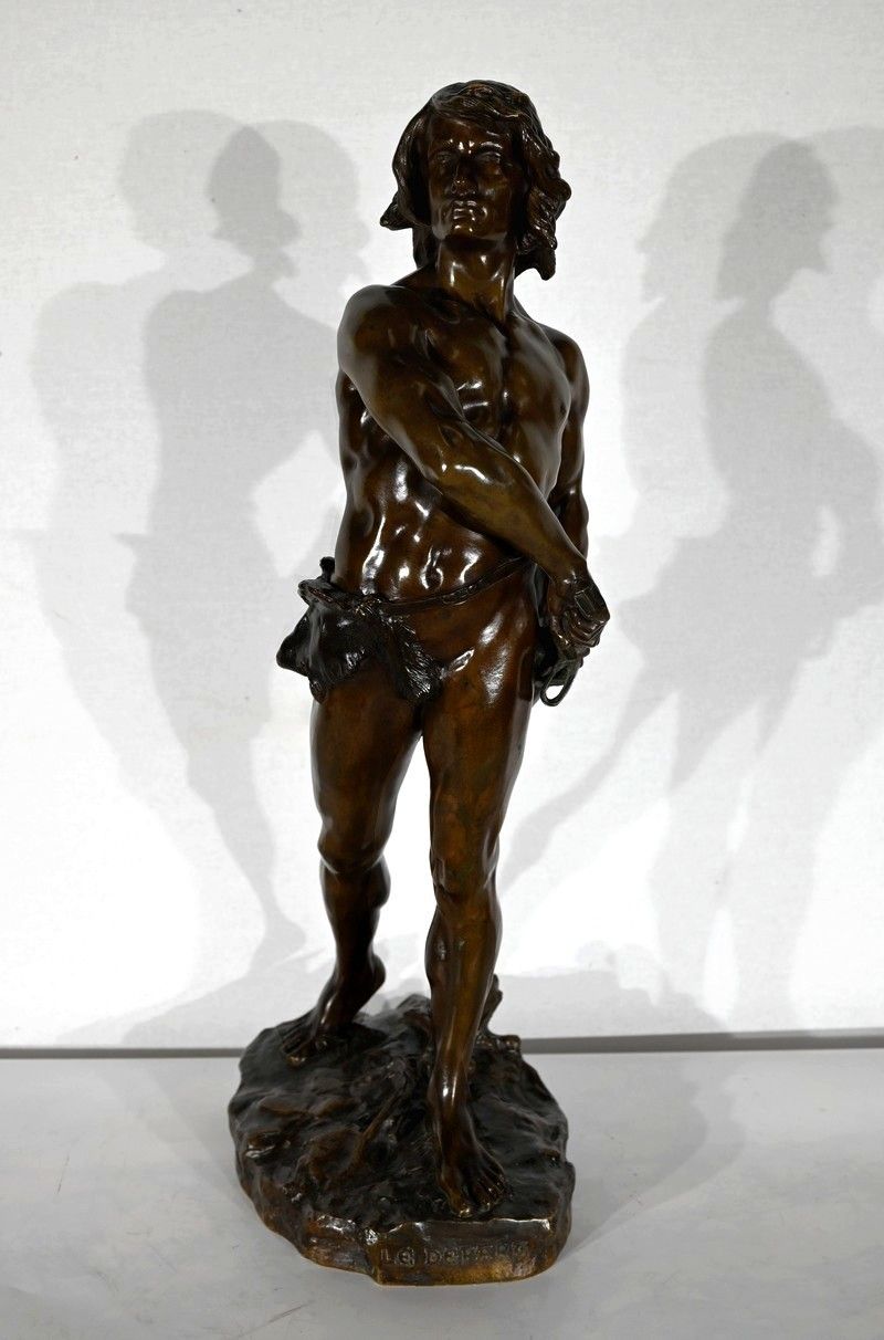 Important Bronze The Departure Signed V. Tournier   2nd Half Of The 19th Century photo for sale