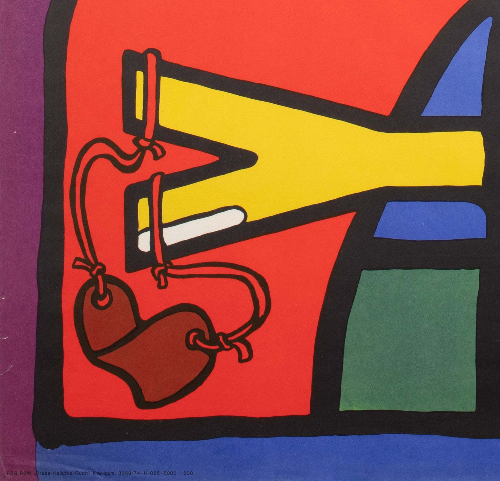 Cyrk Clown With Slingshot 1974 Polish Circus Poster, Mlodozeniec photo buy