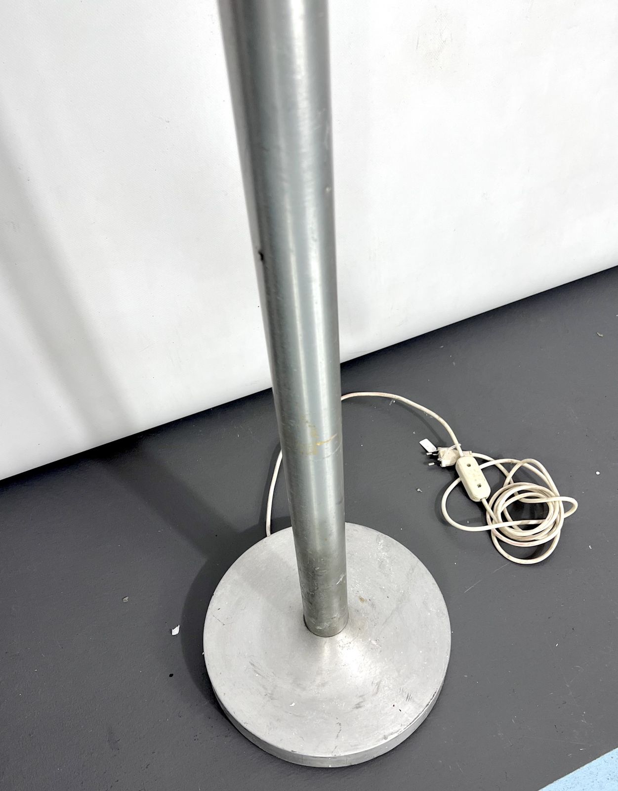 Mid Century Labeled Aluminum Luminator Floor Lamp By Stilux Milano photo buy