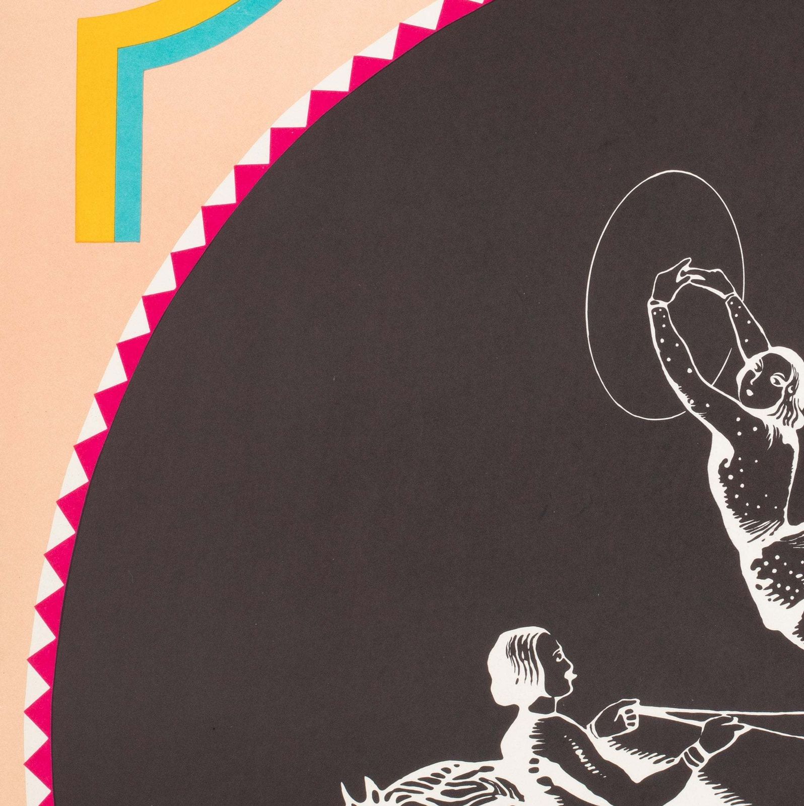 Cyrk Performing On Horseback 1970 Polish Circus Poster, Majewski photo 475.0
