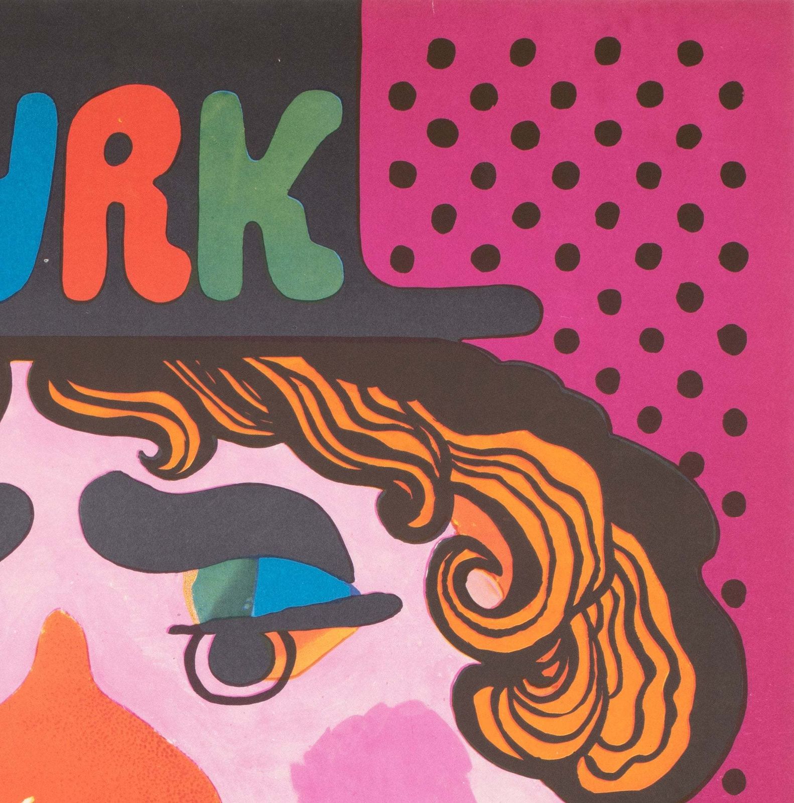 Cyrk Clown 1974 Polish Circus Poster, Bocianowski photo Art