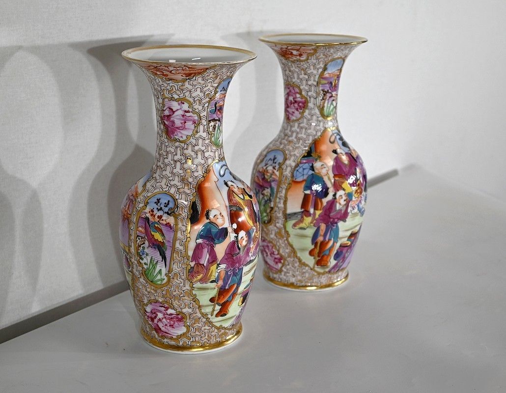 Pair Of Chinese Porcelain Vases   Early 20th Century photo furniture