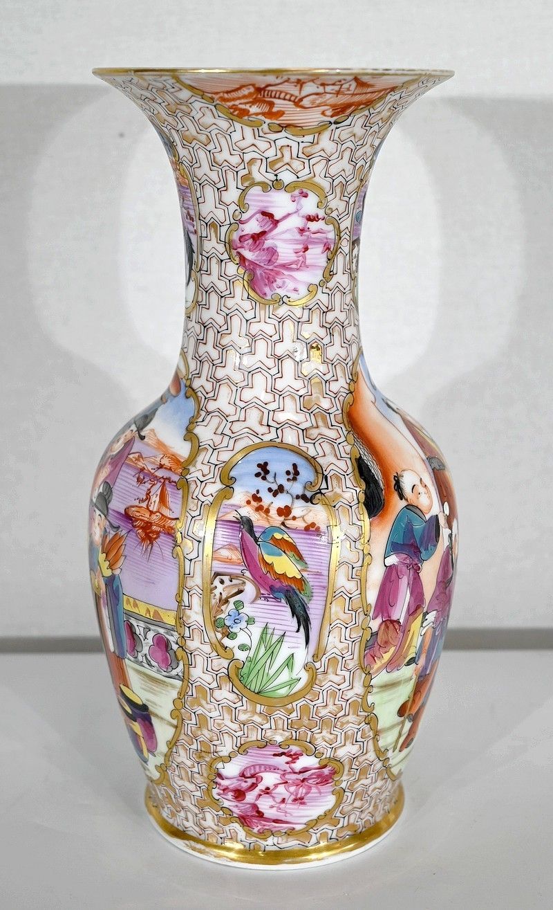 photo for sale Pair Of Chinese Porcelain Vases   Early 20th Century