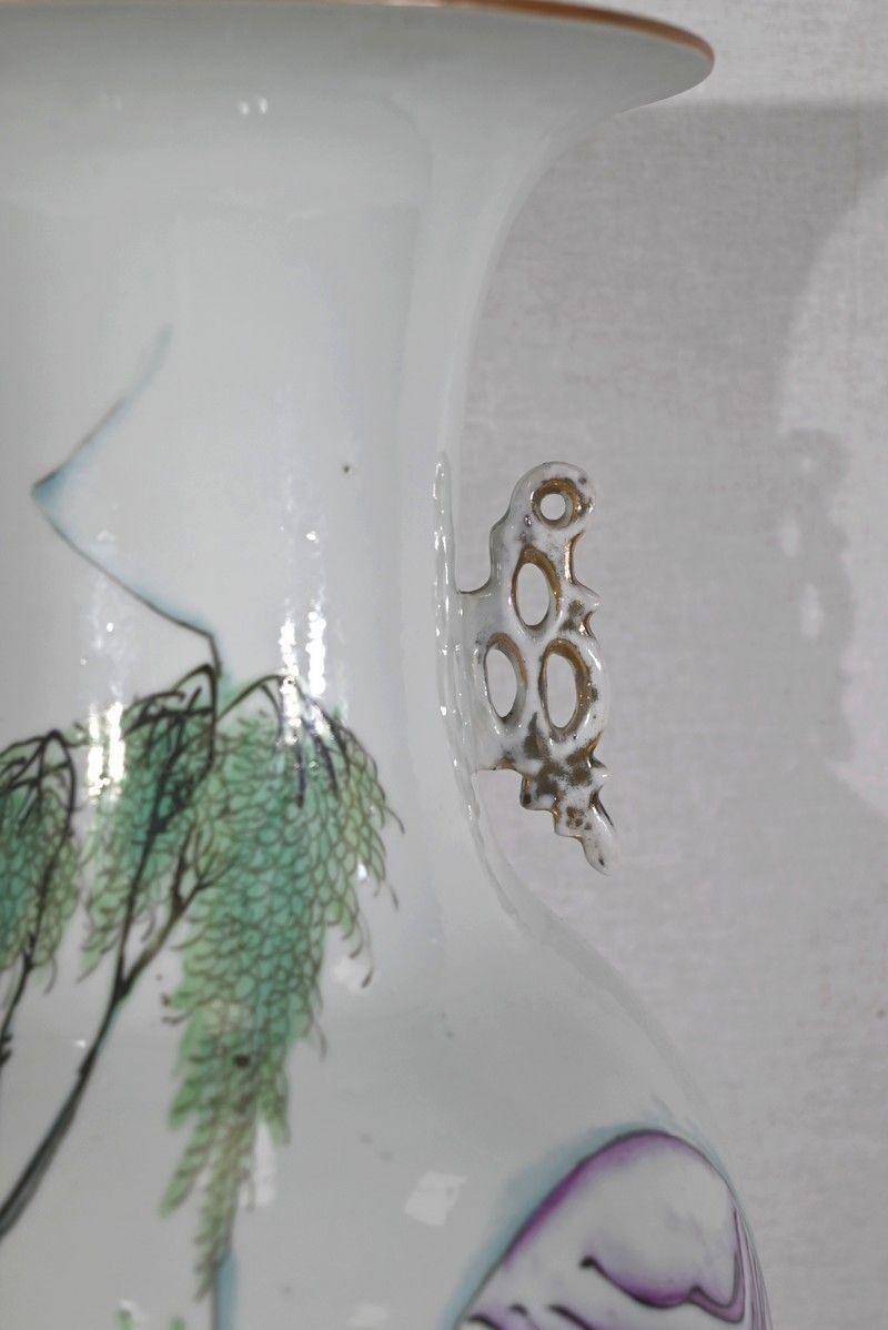 Important Chinese Porcelain Vases   Xxth photo buy