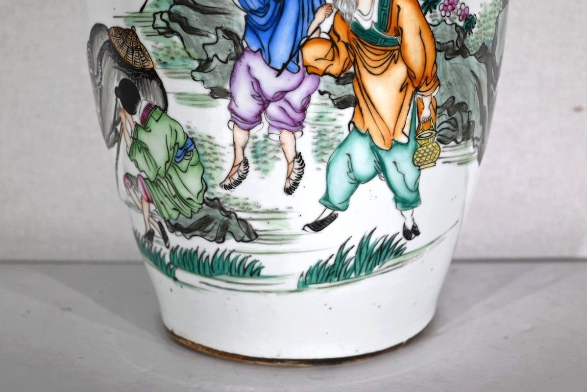 photo for sale Important Chinese Porcelain Vases   Xxth
