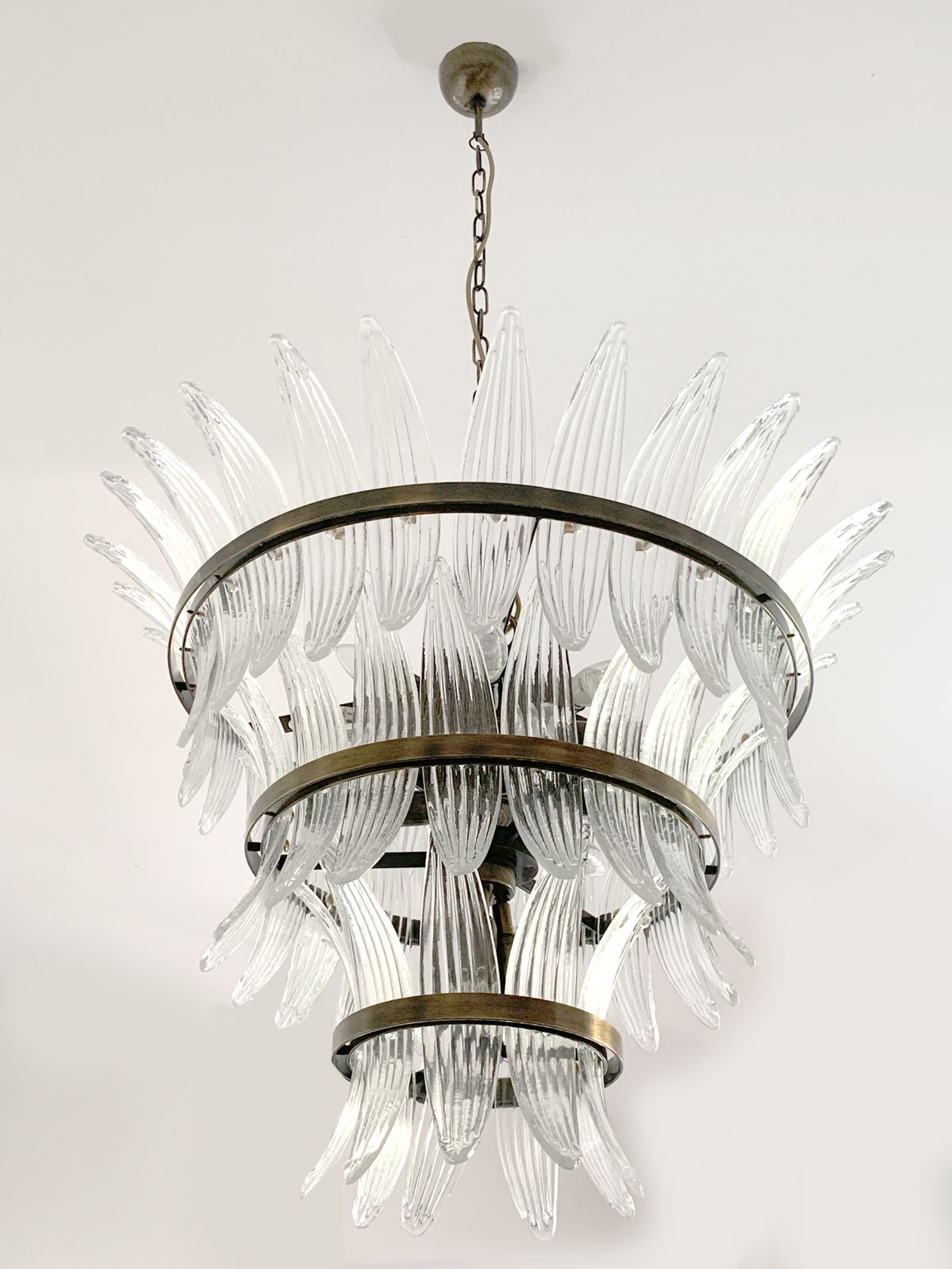 Impressive Murano Glass Sputnik Chandelier Lantern Like Mazzega Zuccheri Venini Barovier Style photo for sale