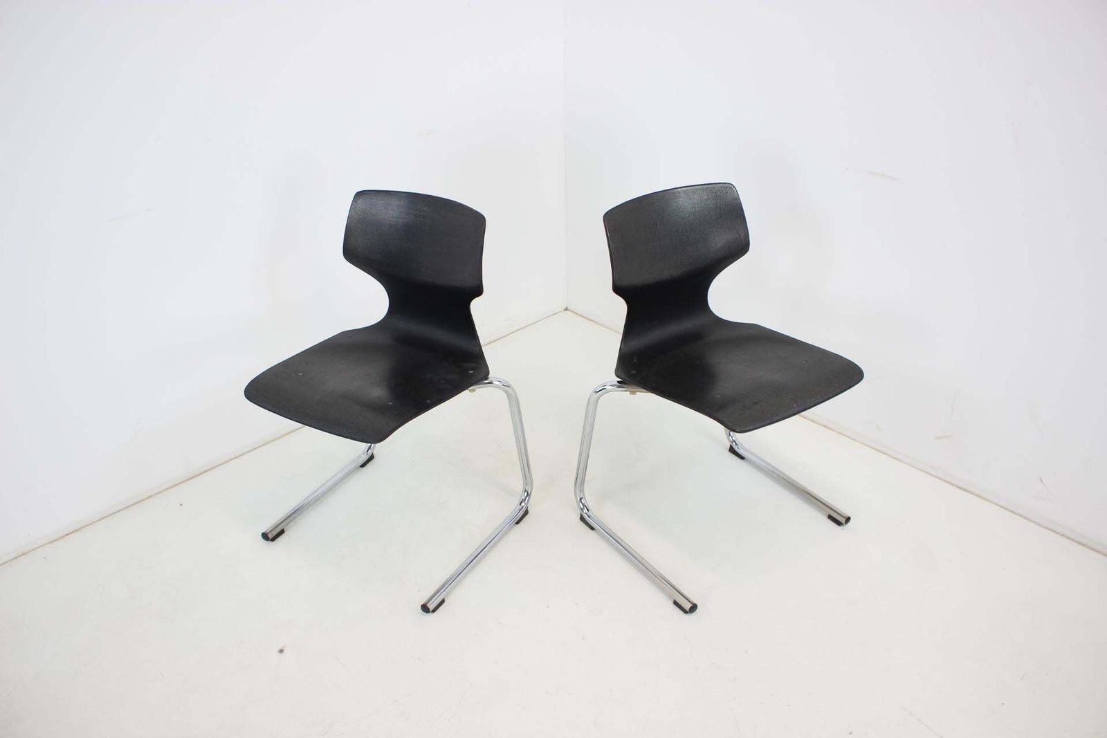 Midcentury Set Of 2 Pagwood Chairs By Flototto, 1982 photo for sale