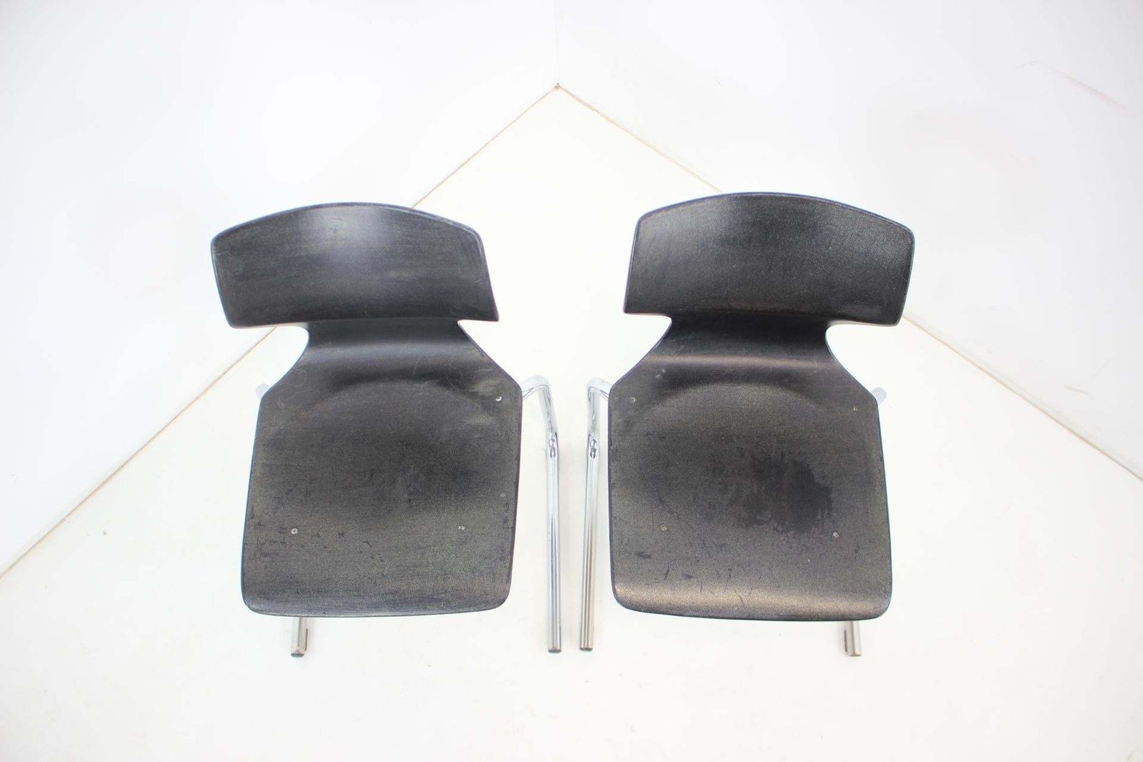Midcentury Set Of 2 Pagwood Chairs By Flototto, 1982 photo vinterior