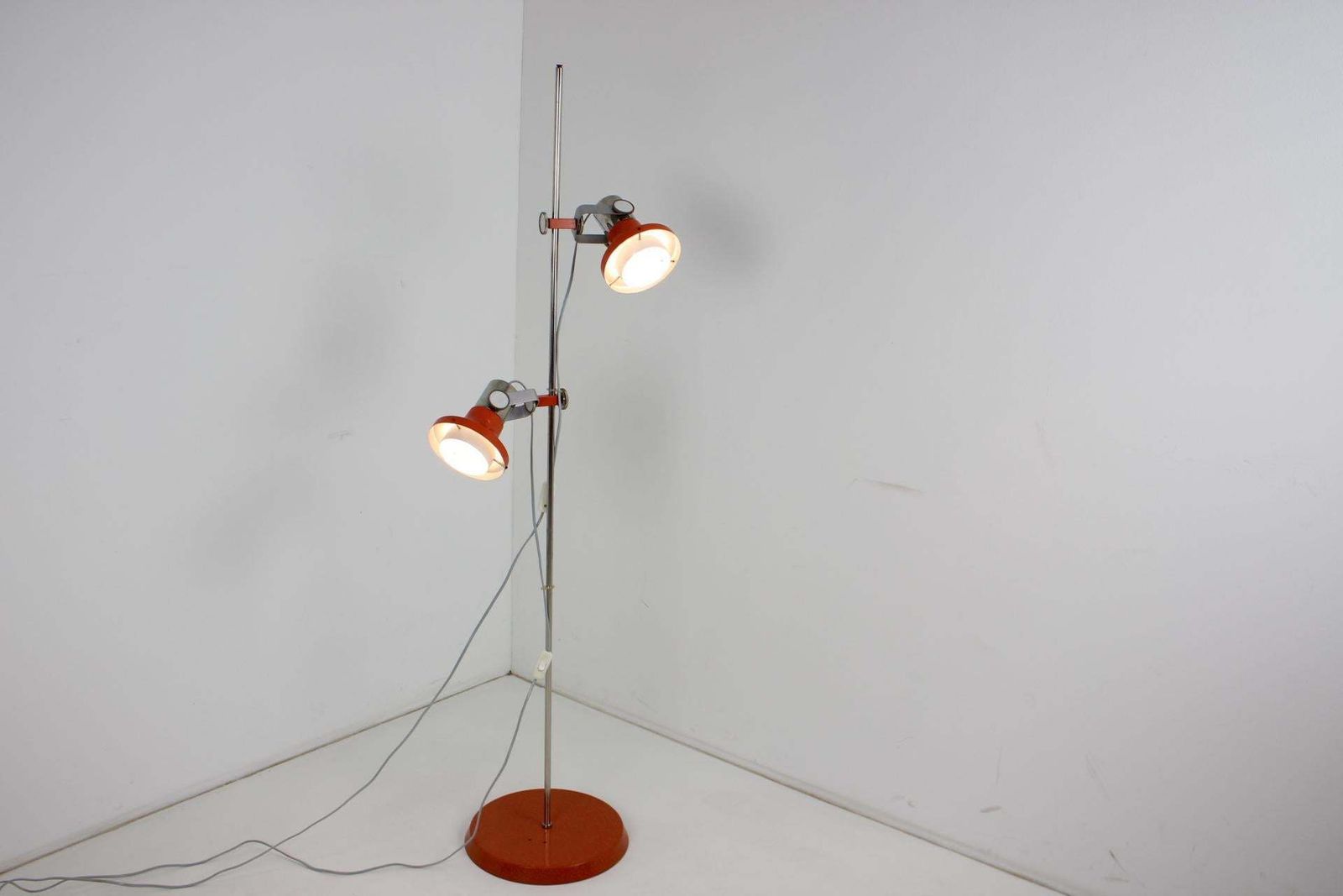 Design Adjustable Floor Lamp By Pavel Grus For Kamenicky Senov, 1970s photo vintage