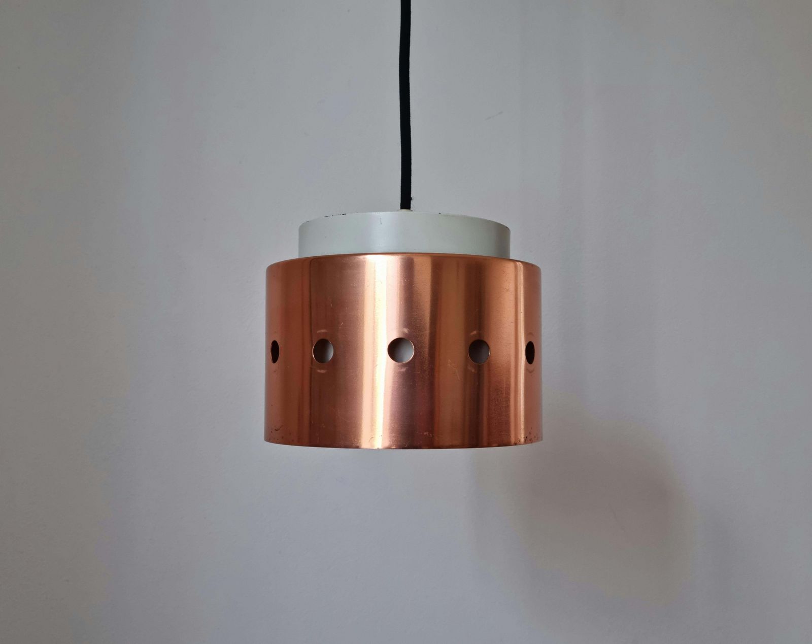 Midcentury Rare Pendant In Style Of Jo Hammerborg, Denmark, 1960s photo for sale