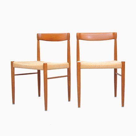 Teak Chairs By Hw Klein For Bramin, Set Of 2