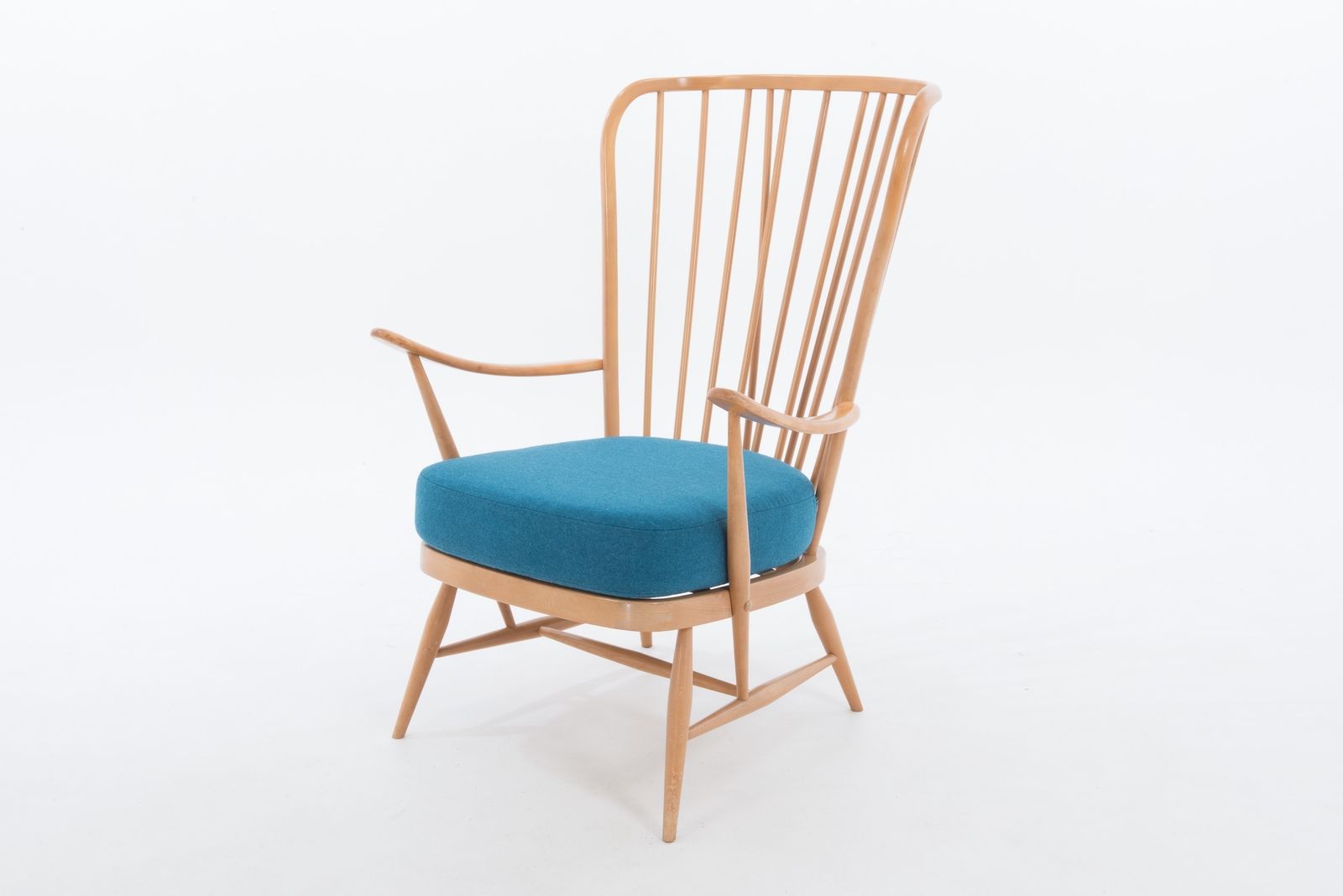 Ercol 478 / 477 Seat Cushion In Teal Wool