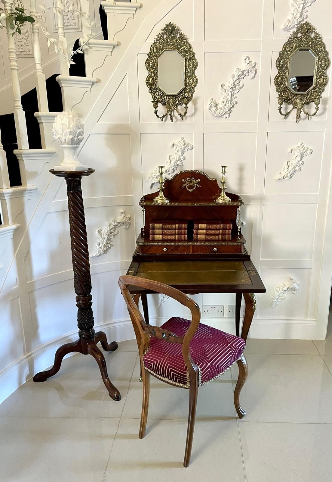 photo vinterior Fine Quality Antique French Kingwood Bonheur Du Jour