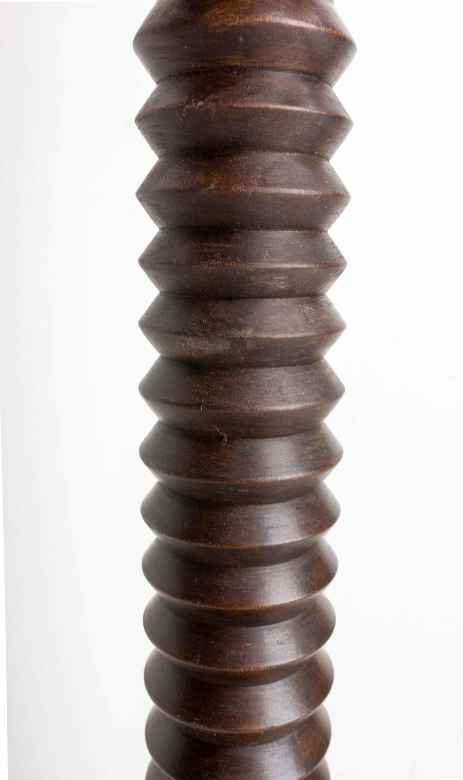 French Mid Century Pedestal Or Plant Holder Walnut Dudouyt Style, Circa 1960 photo buy