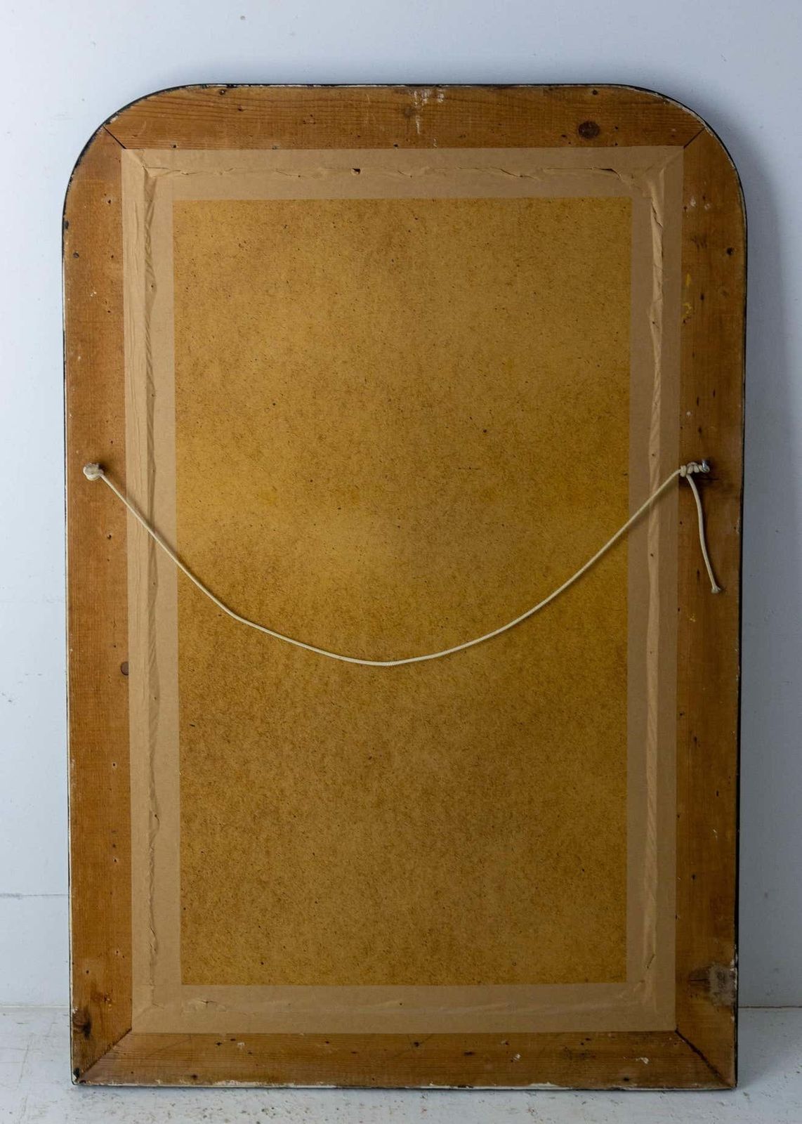 Miroir Louis-Philippe en stuc imitation bois et dorure, vers 1870 photo 1480.7