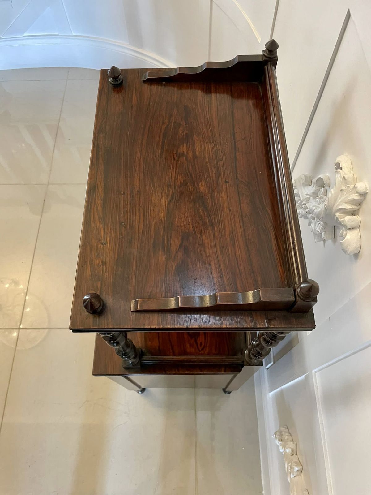 photo for sale Antique Quality Rosewood Marquetry Inlaid Coal Box