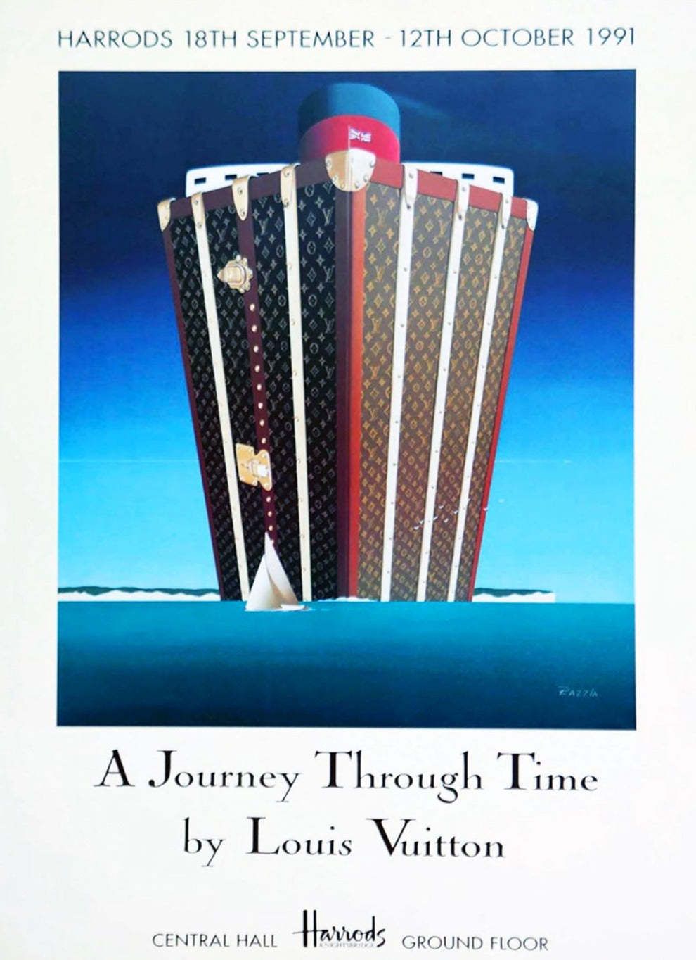 Louis Vuitton   A Journey Through Time Original Vintage Poster