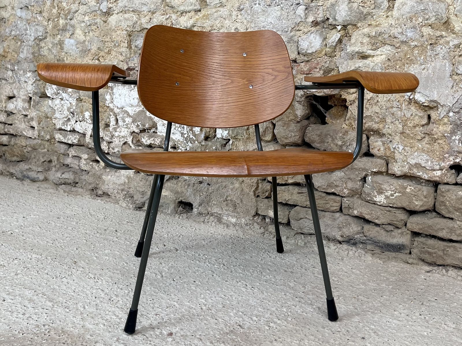 Dutch Model 8000 Pila Pila Powage Chair By Tjerk Reijenga For Pilastro, 1960s. Mid Century Lounge Accent Occasional Chair photo vintage