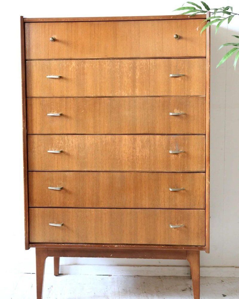 Mid Century Chest Of Drawers From Wiliam Lawrence Of Notingham, 1960s photo furniture