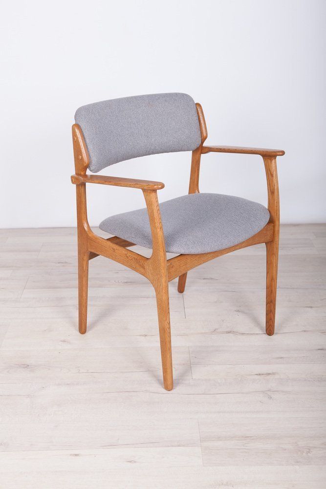 Oak Model 49 Dining Chairs By Erik Buch For Odense Maskinnedkeri O.D. Furniture 1960s Set Of 6 photo 2650.0